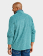 Weird Fish Full Zip Grid Jacket - Green