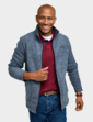 Weird Fish Full Zip Grid Jacket - Green
