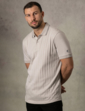Lizard King Polo Shirt Print Collar - Silver