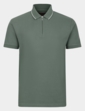 Lizard King Printed Collar Polo Shirt - Green