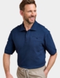 Pegasus Seersucker Polo - Navy