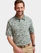 Pegasus Palm Print Polo - Sage