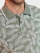 Pegasus Palm Print Polo - Sage
