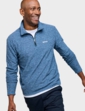 Regatta Quarter Zip Fleece Top Thompson Marl - China Blue
