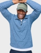 Regatta Quarter Zip Fleece Top Thompson Marl - China Blue