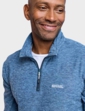 Regatta Quarter Zip Fleece Top Thompson Marl - China Blue