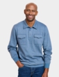 Pegasus Sweatshirt With Chest Pockets - Denim