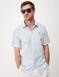 Crew Clothing Seersucker Shirt - Blue