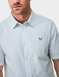 Crew Clothing Seersucker Shirt - Blue