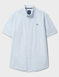 Crew Clothing Seersucker Shirt - Blue
