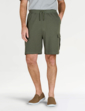 Pegasus 2 Pack Pull On Cargo Shorts - Khaki