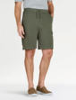Pegasus 2 Pack Pull On Cargo Shorts - Khaki