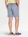 Pegasus Linen Look Pull On Cotton Short - Denim