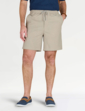 Pegasus Seersucker Stretch Waist Shorts - Bark