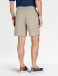 Pegasus Seersucker Stretch Waist Shorts - Bark