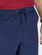 Pegasus Seersucker Stretch Waist Shorts - Navy