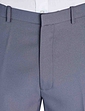 Pegasus Twill Trouser With Hidden Stretch Waist - Grey