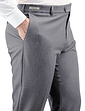 Farah Four Way Stretch Poly Trouser with Slant Pocket Grey