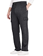 Pegasus Easy Pull On Leisure Trouser With Cargo Pockets - Black
