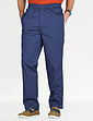 Pegasus Easy Pull On Cotton Trouser - Navy