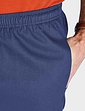 Pegasus Easy Pull On Cotton Trouser - Navy
