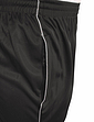 Pegasus Tricot Knitted Track Pants With Zip Hem - Black