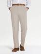 Elasticated Waist Formal Trouser - Biscuit