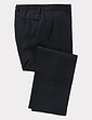 Elasticated Waist Formal Trouser - Black