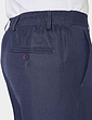 Elasticated Waist Formal Trouser - Navy