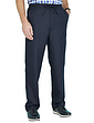 The Fitting Room Fully Elasticated Woven Trouser Navy