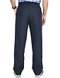 The Fitting Room Fully Elasticated Woven Trouser Navy
