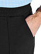 Pegasus Cotton Rich Elasticated Stretch Fabric Trouser - Black