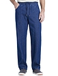 Pegasus Pull On Fully Elasticated Woven Jean - Blue