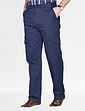 Pegasus Cargo Trouser With Hidden Stretch Waistband - Navy