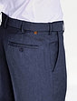 Farah Hidden Stretch Waistband Trouser - Navy