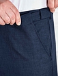 Farah Hidden Stretch Waistband Trouser - Navy