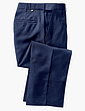 Farah Hidden Stretch Waistband Trouser - Navy
