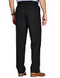 Pegasus Stain Resist Trouser With Hidden Stretch Waistband - Black