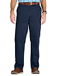 Pegasus Cotton Chino With Stretch Elastic Back Navy