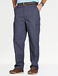 Pegasus Cotton Cargo Style Trouser - Navy