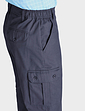 Pegasus Cotton Cargo Style Trouser - Navy