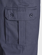 Pegasus Cotton Cargo Style Trouser - Navy