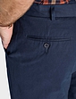 Pegasus Cotton Chino Trouser - Navy