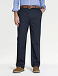 Stain and Water Resistant Cotton Trouser - Navy