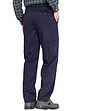 Stain and Water Resistant Cotton Trouser - Navy