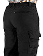 Pegasus Fleece Lined Waterproof Action Trouser with Belt Black