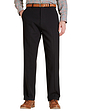 Pegasus Stretch Wool Touch Trouser With Hidden Stretch Black