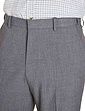 Pegasus Stretch Wool Touch Trouser With Hidden Stretch Grey