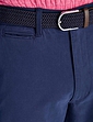Pegasus Stretch Chino Trouser with Free Belt - Navy