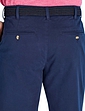 Pegasus Stretch Chino Trouser with Free Belt - Navy